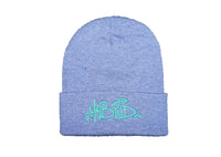 Blue / Green Hybrid Beanie