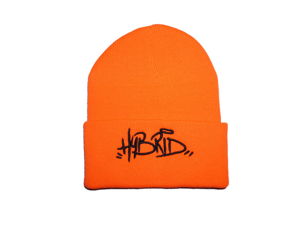 Orange / Black Hybrid Beanie