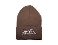 Brown / White Hybrid Beanie