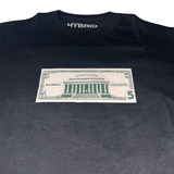 $5.00 Anniversary Bill Short Sleeve (Black)